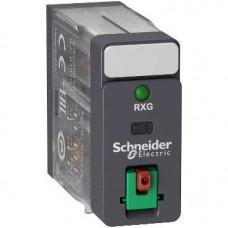 РЕЛЕ ПРОМЕЖУТ.,5А, 2С/О,~120В, КН. + LED | RXG22F7 | Schneider Electric