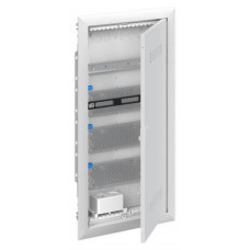 Шкаф мультимедийный с дверью с вентиляционными отверстиями и DIN-рейкой UK640MV (4 ряда) | 2CPX031392R9999 | ABB