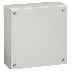Промышленная коробка Atlantic - металлическая квадратная - IP66 - IK10 - 150x150x80 мм - RAL 7035 | 035600 | Legrand