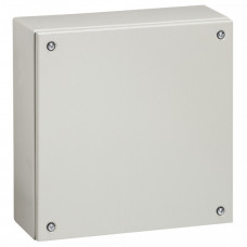 Промышленная коробка Atlantic - металлическая квадратная - IP66 - IK10 - 200x200x120 мм - RAL 7035 | 035604 | Legrand
