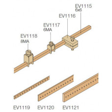 Шина 25х5 Ш=2000мм с отверстиями М6(2шт) | EV1120 | ABB