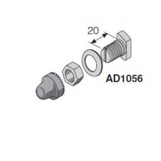 Комплект соединительный под кабельный наконечник м8, L=20 (12шт) | AD1056 | ABB