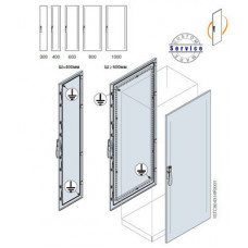 Дверь пер/зад 1800x300 внешн.каб.секции | EC1831K | ABB