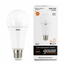 Лампа светодиодная LED 25Вт E27 220В 2700К Elementary | 73215 | Gauss