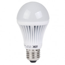 Лампа светодиодная LED 4,9Вт Е27 220В 3000К A60 шар | LLP-A60-5-230-30-E27 | IEK