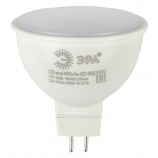 Лампа светодиодная LED 5Вт GU5.3 4000К ЭКО smd MR16-5w-840-GU5.3_eco | Б0020623 | ЭРА