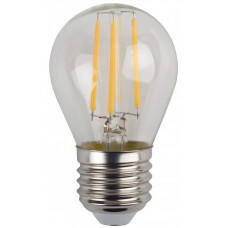 Лампа светодиодная LED 5Вт Е27 220В 2700К F-LED Р45 шар | Б0019008 | ЭРА