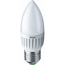 Лампа светодиодная LED 5Вт Е27 230В 6500К NLL-P-C37-5-230-6.5K-E27-FR свеча матовая | 61250 | Navigator