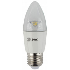 Лампа светодиодная LED 7Вт Е27 220В 2700К smd B35 свеча | Б0012341 | ЭРА