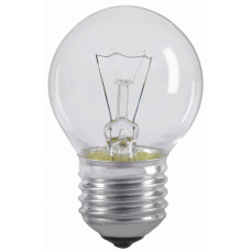 Лампа накаливания ЛОН 40Вт Е27 220В G45 шар прозрачный | LN-G45-40-E27-CL | IEK