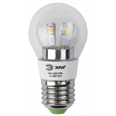 Лампа светодиодная LED 5Вт Е27 220В 2700К 360-LED P45 шар | Б0008472 | ЭРА
