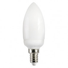 Лампа энергосберегающая КЛЛ 9Вт E14 827 свеча КЭЛР-C ECOLIGHT | LLEP60-14-09-2700 | IEK