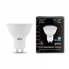Лампа светодиодная LED 7Вт GU10 220В 4100К MR16 | 101506207 | Gauss