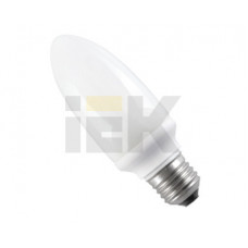 Лампа энергосберегающая КЛЛ 11Вт E14 827 свеча КЭЛ-C | LLE60-14-011-2700 | IEK