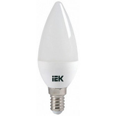 Лампа светодиодная LED 5Вт Е14 220В 3000К C35 свеча | LLE-C35-5-230-30-E14 | IEK