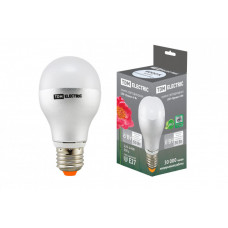 Лампа светодиодная LED 6Вт Е27 220В 4000К груша | SQ0340-0067 | TDM