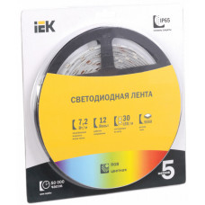 Лента светодиодная LSR-5050RGB30 7,2Вт 12В RGB IP65 5м | LSR2-3-030-65-1-05 | IEK