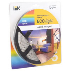 Лента светодиодная LSR-3528RGB54-eco 4,8Вт 12В RGB IP20 5м | LSR1-3-054-20-1-05 | IEK