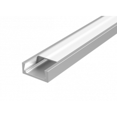 Алюминиевый профиль для LED ленты с рассеивателем накладной 2000мм посадочное место 10мм | V4-R0-70.0001.KIT-0201 | VARTON