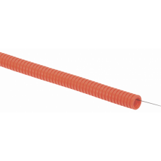 Труба гибкая гофрированная ПНД 50мм с протяжкой (15м) оранжевый | CTG20-50-K04-015 | IEK