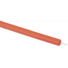 Труба гибкая гофрированная ПНД 16мм с протяжкой (50м) оранжевый | CTG20-16-K04-050 | IEK