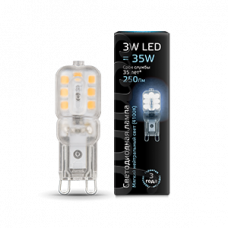 Лампа светодиодная LED 3Вт G9 AC220-240В 4100К пластик | 107409203 | Gauss