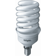 Лампа энергосберегающая КЛЛ 20Вт Е14 840 спираль NCL-SF10-20-840 | 94298 | Navigator