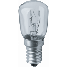 Лампа накаливания ЛОН 15Вт Е14 230В NI-T26-15-230-E14-CL | 61203 | Navigator