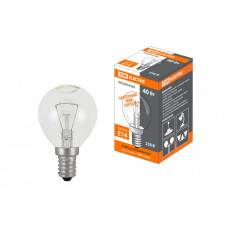 Лампа накаливания ЛОН 40Вт E14 230В шар прозрачный | SQ0332-0001 | TDM