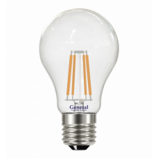 Лампа светодиодная LED 8Вт Е27 220В 2700К GLDEN-A60S-8-230-E27-2700 1/10/100 filament | 645600 | General