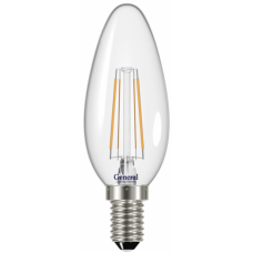 Лампа светодиодная LED 6Вт Е14 220В 2700К GLDEN-CS-6-230-E14-2700 1/10/100 filament | 646100 | General