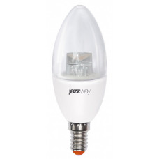 Лампа светодиодная LED 7Вт E14 220В 3000К PLED- SP CLEAR C37 свеча | 2853097 | Jazzway