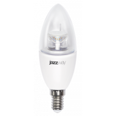 Лампа светодиодная LED 7Вт E14 220В 4000К PLED- DIM C37 CLEAR свеча | 1035370 | Jazzway