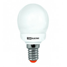 Лампа энергосберегающая КЛЛ 11Вт E14 827 шарообразная G45 | SQ0323-0155 | TDM