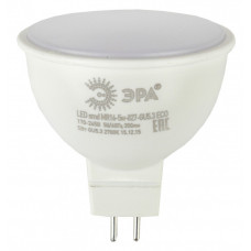 Лампа светодиодная LED 5Вт GU5.3 220В 4000К smd MR16 ECO. отражатель (рефлектор) | Б0019061 | ЭРА