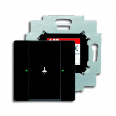 6125/01-885-500 Сенсор 1-кл. с коплером в комплекте, черный бархат | 6115-0-0215 | ABB
