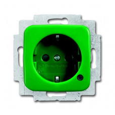 Розетка Schuko с индикацией LED, Duro, зеленый|2013-0-5282| ABB