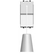 ABB Zenit Альп. белый Выключатель кнопочный со шнурком (1 мод) | N2148 BL | ABB