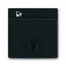 Плата центральная (накладка) 6478-885 для блока питания micro USB - 6474 U, Future, чёрный бархат|6400-0-0029| ABB