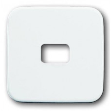 Клавиша для механизма 1-клавишного выключателя/переключателя/кнопки, с окном для символа, серия Reflex SI, цвет альпийский белый|1731-0-1994| ABB