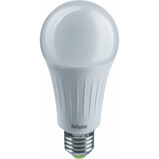 Лампа светодиодная LED 20Вт Е27 230В 6500К NLL-A70-20-230-6.5K-E27 грушевидная матовая | 61387 | Navigator