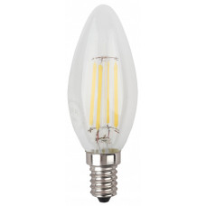 Лампа светодиодная F-LED B35-7W-840-E14 (филамент, свеча, 7Вт, нейтр, E14) | Б0027943 | ЭРА