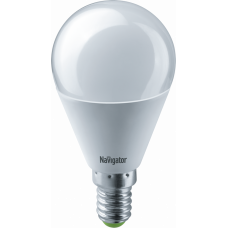 Лампа светодиодная LED 8,5Вт Е14 230В 2700К NLL-G45-8.5-230-2.7K-E14 шарик матовый | 61333 | Navigator
