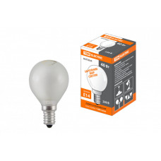 Лампа накаливания ЛОН 40Вт E14 230В шар матовый | SQ0332-0005 | TDM