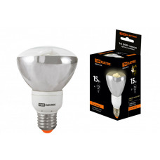 Лампа энергосберегающая КЛЛ 15Вт Е27 827 отражатель (рефлектор) RM80 FR | SQ0323-0149 | TDM