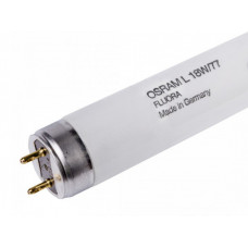 Лампа линейная люминесцентная ЛЛ 18Вт Т8 G13 L (аквариум, оранжерея) d26х590мм | 4050300004235 | OSRAM