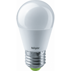 Лампа светодиодная LED 8,5Вт Е27 230В 6500К NLL-G45-8.5-230-6.5K-E27 шарик матовый | 61338 | Navigator