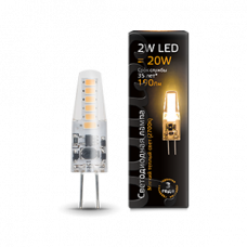 Лампа светодиодная LED 2Вт G4 AC220-240В 2700К | 107707102 | Gauss
