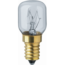 Лампа накаливания ЛОН 15Вт Е14 230В NI-T25-15-230-E14-CL (для духовых шкафов) | 61207 | Navigator