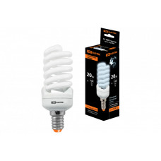Лампа энергосберегающая КЛЛ 20Вт E14 840 cпираль FSТ2 КОМПАКТ 41х108мм | SQ0323-0190 | TDM